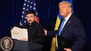 Trump Blames Ukraine Leader For Stalled Peace Talks 300x169