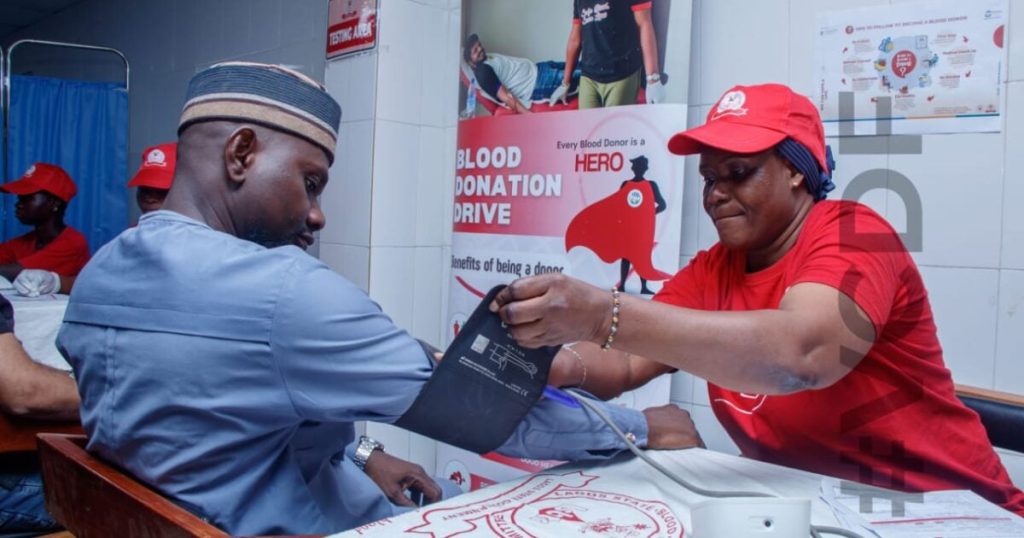Lagos Blood Drive Collects Record 550 Pints of Blood