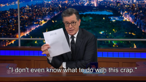 Colbert Slams CBS Over FCC Equal Time Rule Enforcement 300x169