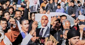 Gadhafis Slain Sons Funeral Draws Supporters In Libya 300x158