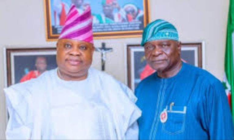 Patriotic democrat — Gov Adeleke hails former gov Oyinlola on 75th birthday