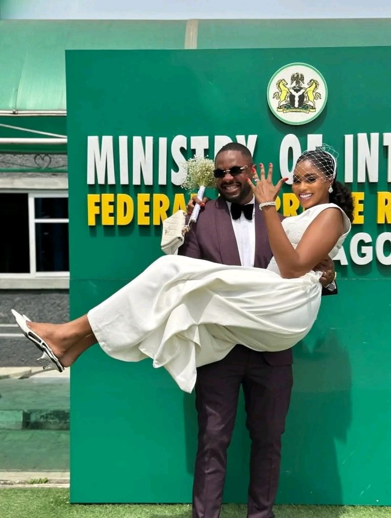BBNaija's Cross Okonkwo legally weds partner