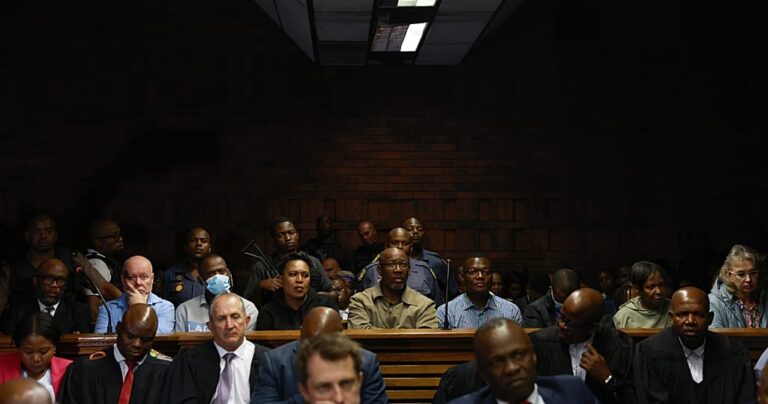 South Africa: 12 police officers charged with corruption appear in court