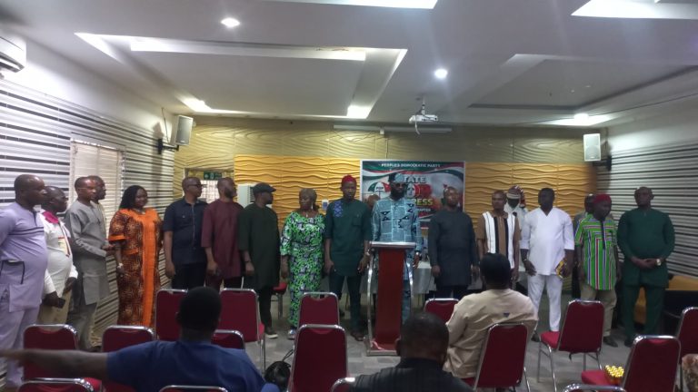 PDP inaugurates newly-elected Ebonyi SWC members