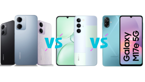 Redmi 15A 5G Vs Realme P4 Lite Vs Galaxy M17e 300x169