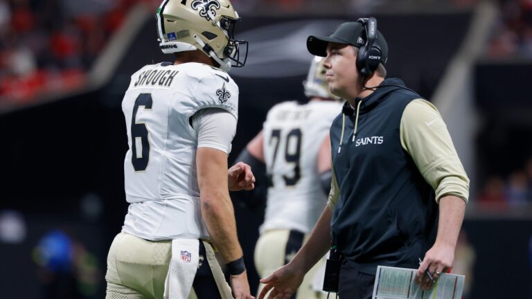 Kellen Moore calls Tyler Shough's rookie year "a great journey"