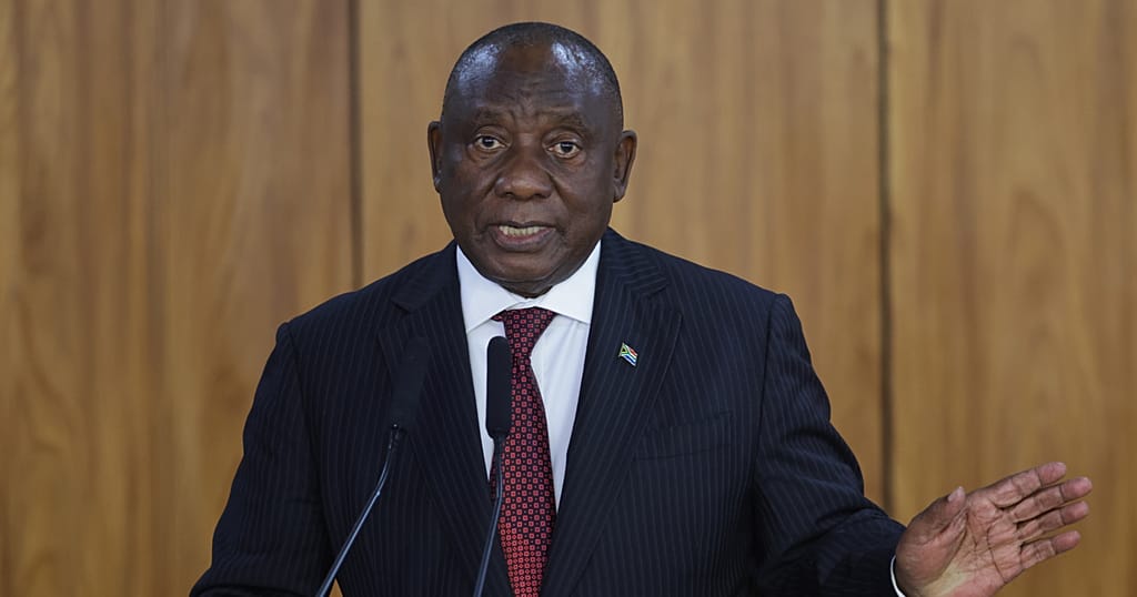 South Africa says France has disinvited it from G7 gathering in June