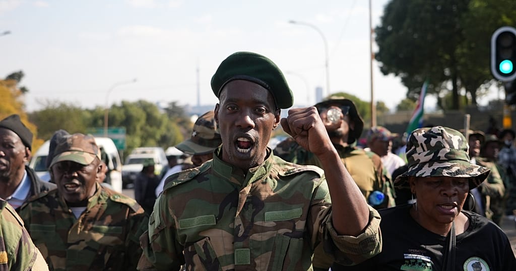 Protesters in South Africa call for stricter immigration laws and border controls