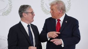 Trump Shares SNL Starmer Skit Calls Europe Cowards On Iran 300x169