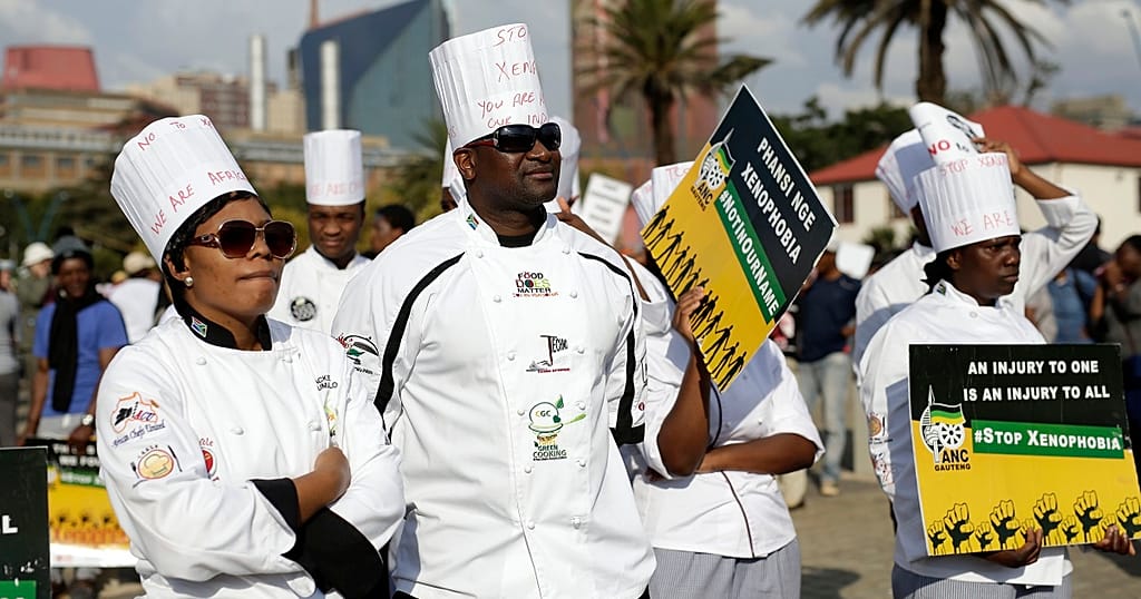 South Africa vows crackdown on xenophobic attacks after Ghana protest