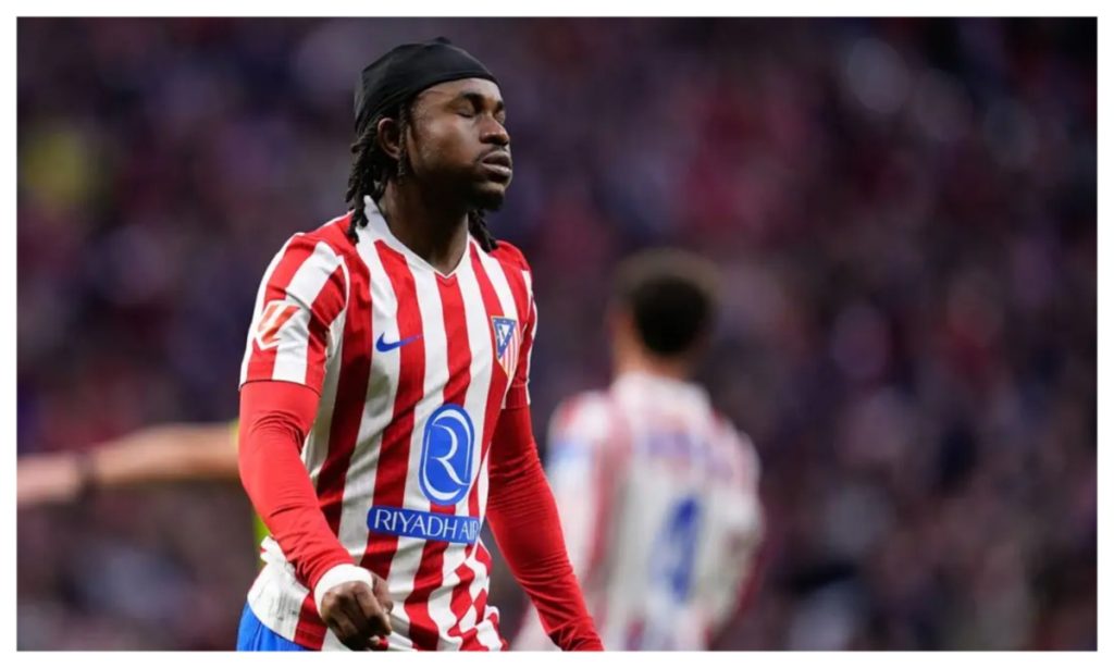 UCL: What Lookman said after playing for 60 mins in Atletico Madrid's 2-0 win over Barcelona