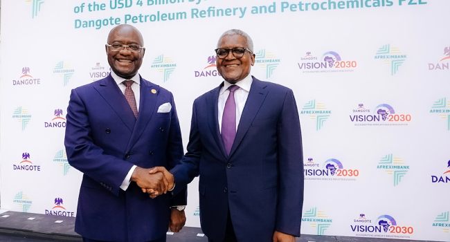 Afreximbank Leads $4bn Financing For Dangote Refinery With $2.5bn Commitment • Channels Television
