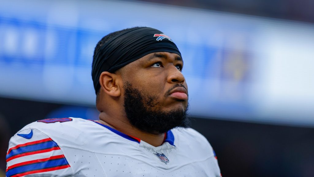 Bills' DeWayne Carter says Achilles recovery is on track, will be cleared by training camp