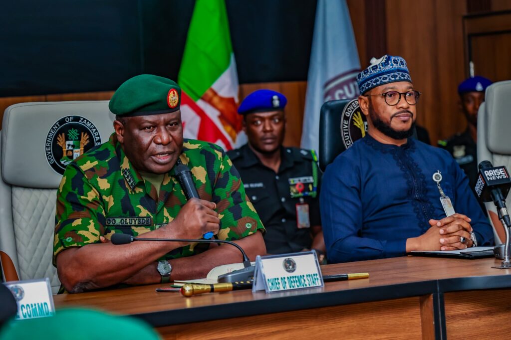 CDS hails Zamfara governor’s 'uncommon support' for Nigerian troops — Daily Nigerian