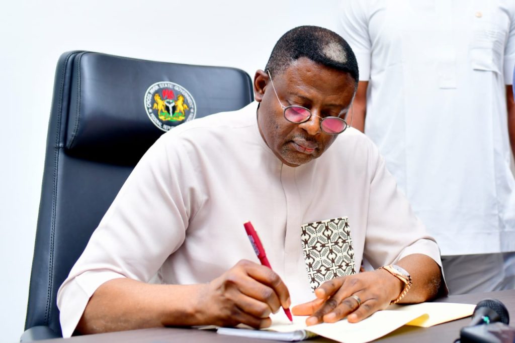 Cross River: Otu signs four health sector reform laws