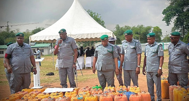 Customs Dismantle Fuel Smuggling Network In South-West, Auction Seized Petrol • Channels Television
