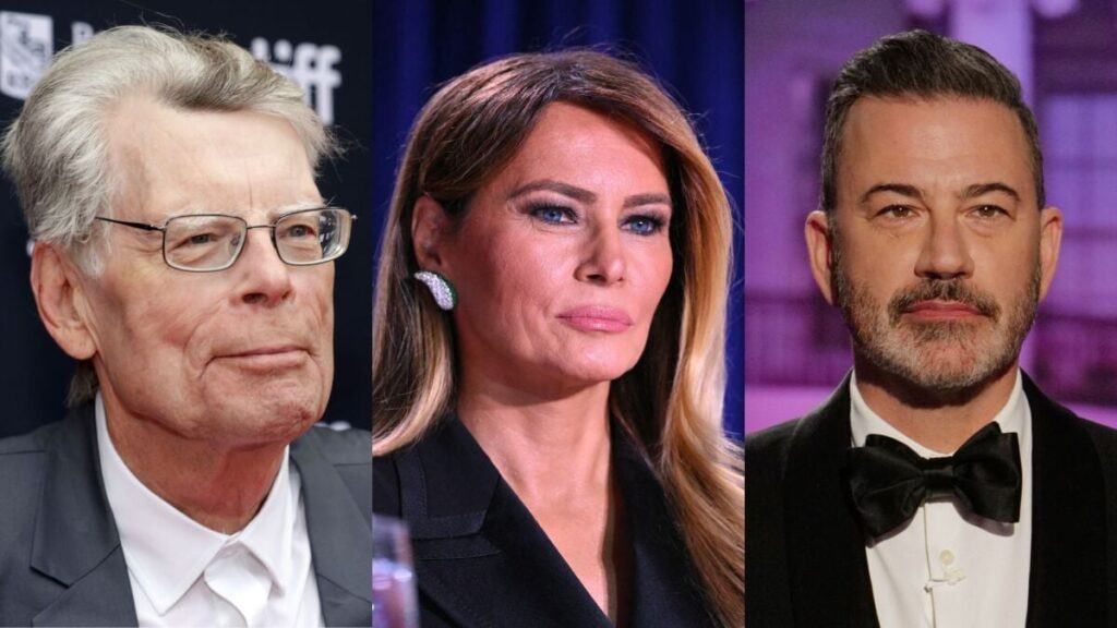 Stephen King jumps to Jimmy Kimmel's defence after Melania Trump calls for him to be fired