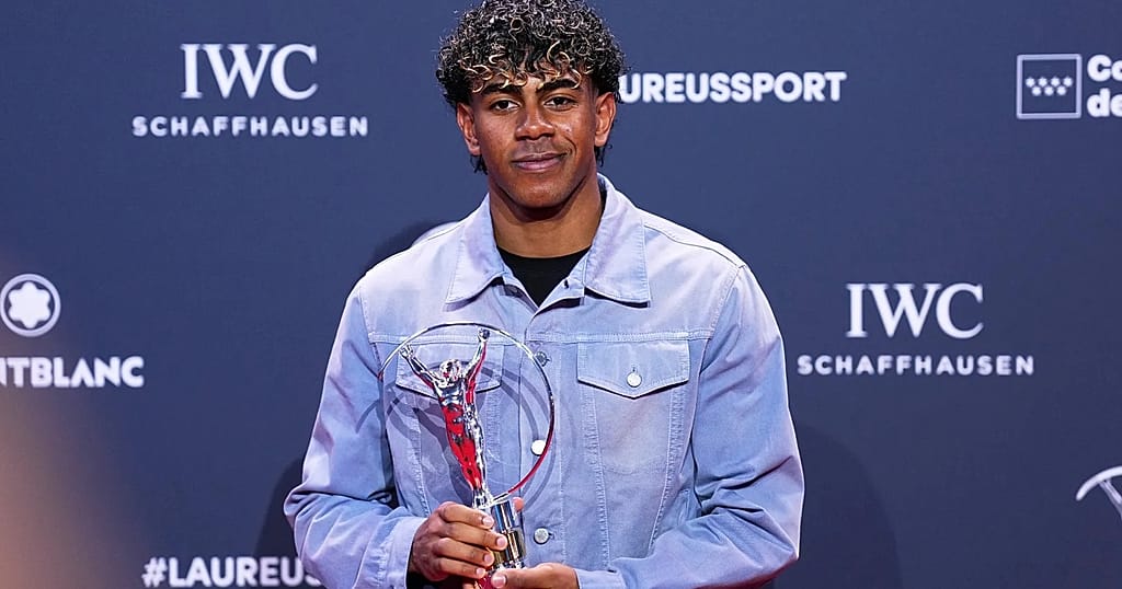 Lamine Yamal, Carlos Alcaraz among winners at Laureus World Sports Awards