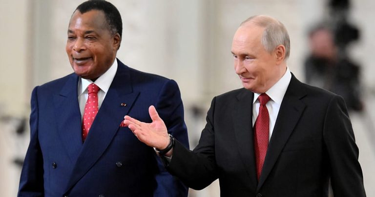 Republic of Congo president holds talks with his Russian counterpart