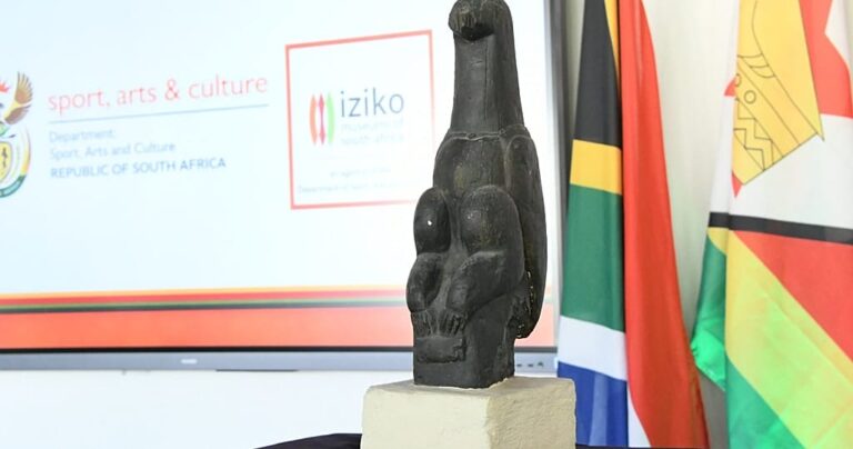 South Africa returns looted human remains and sacred carving to Zimbabwe
