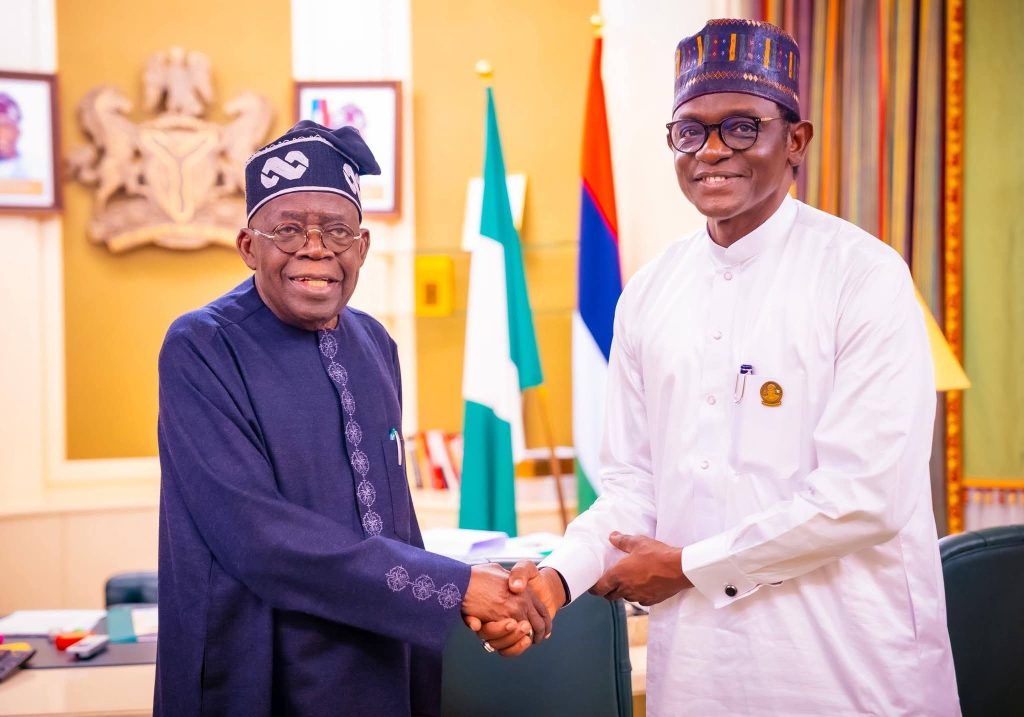 Gov Buni meets Tinubu as speculation grows over Yobe succession