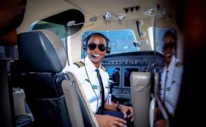 First Female Nigeria Customs Pilot Nafisat Balogun Earns Commercial Licence 300x186
