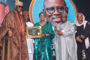 Governor Uba Sani Wins Infrastructure And Health Awards 2025 300x201