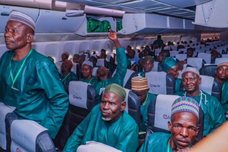 Gov Lawal makes history as first Hajj flight departs Gusau International Airport — Daily Nigerian