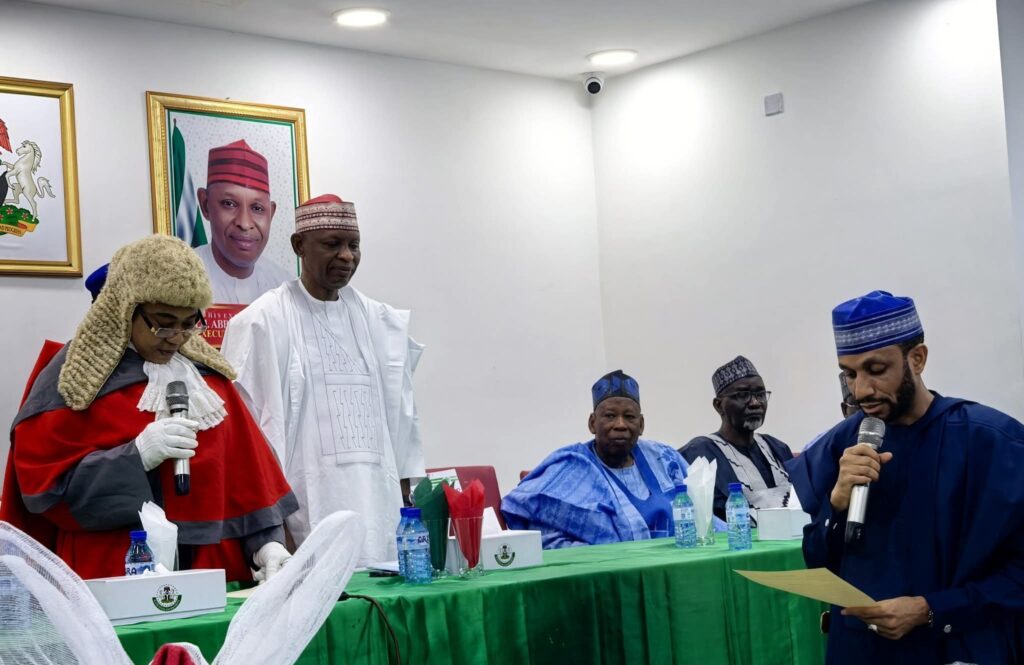 Gov. Yusuf swears in Garo as Deputy, tasks him on service delivery — Daily Nigerian