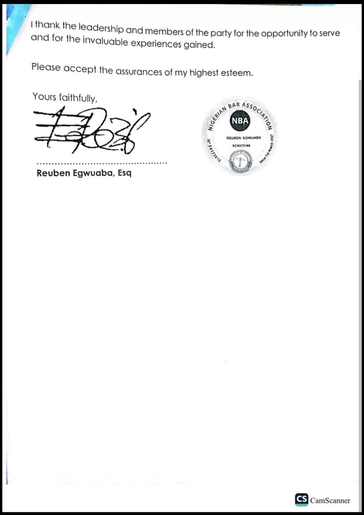 resignation as national legal adviser 2