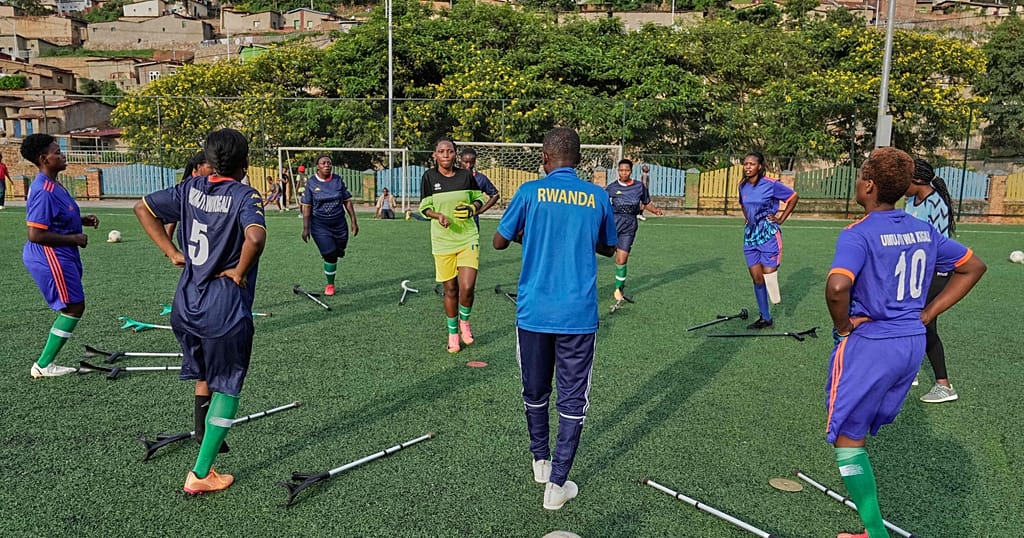 Amputee football empowers Rwandan women on and off the pitch