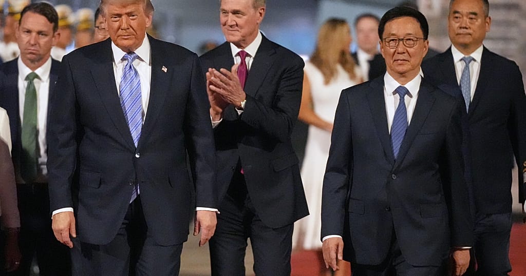 US President Trump arrives in Beijing for two-day summit with Xi Jinping