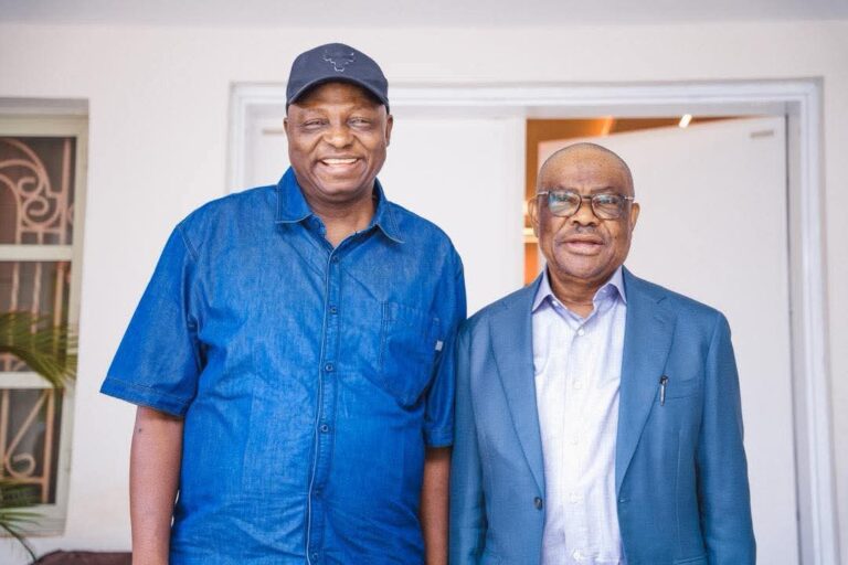 Wike visits APC national chairman as Fubara's fate hangs