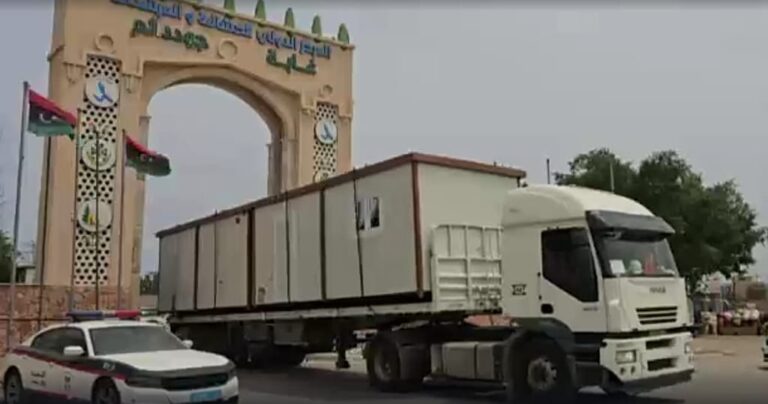 New land-based humanitarian aid convoy sets off from Libya for Gaza Strip