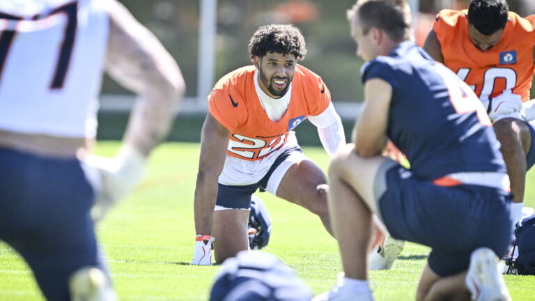 Broncos safety Brandon Jones goes 3-for-4 filling in for kicker Wil Lutz at training camp