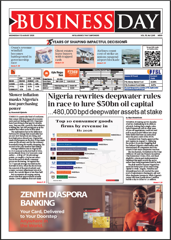 BusinessDay 12th Aug 2026 - Businessday NG