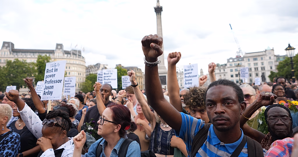 Thousands pay tribute to former Cambridge prof Jason Arday at London vigil