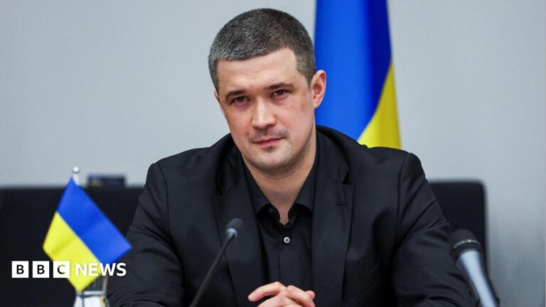 Ukraine's Defence Minister Mykhailo Fedorov attends a meeting of the Ukraine Defence Contact Group in February 2026.