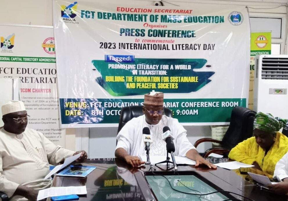 102977 fcta aligns skills acquisition with mass literacy programme 102977 fcta aligns skills acquisition with mass literacy programme