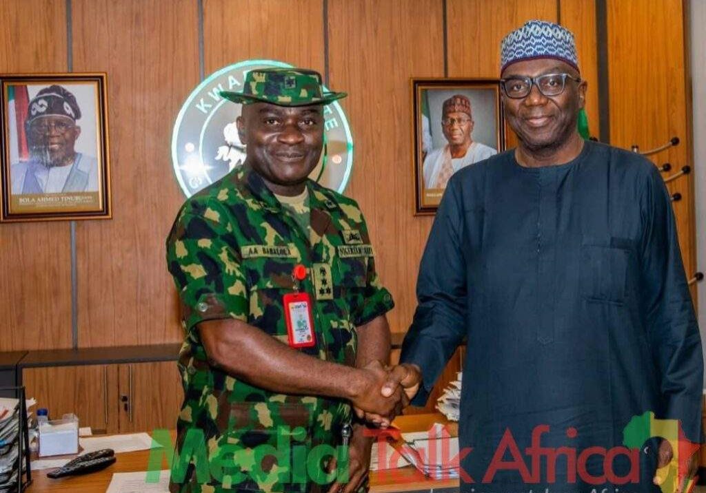 113127 kwara state governor meets army chief 113127 kwara state governor meets army chief