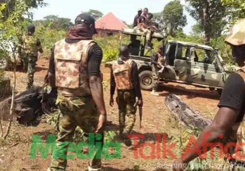 113960 nigerian troops recover rocket propeller ieds making materials from ipob esn in imo