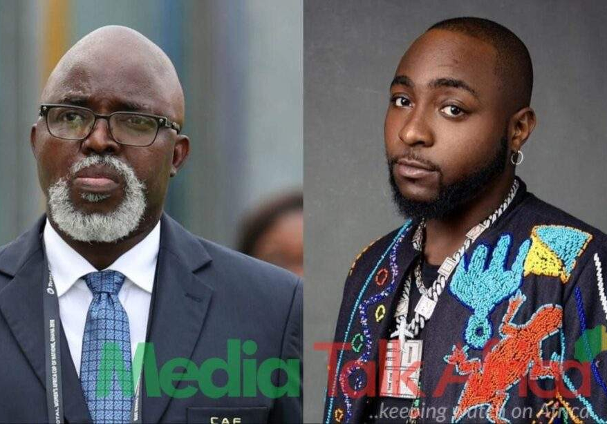 114840 davido did not show up for our event despite being paid n72m ex nff president pinnick alleges
