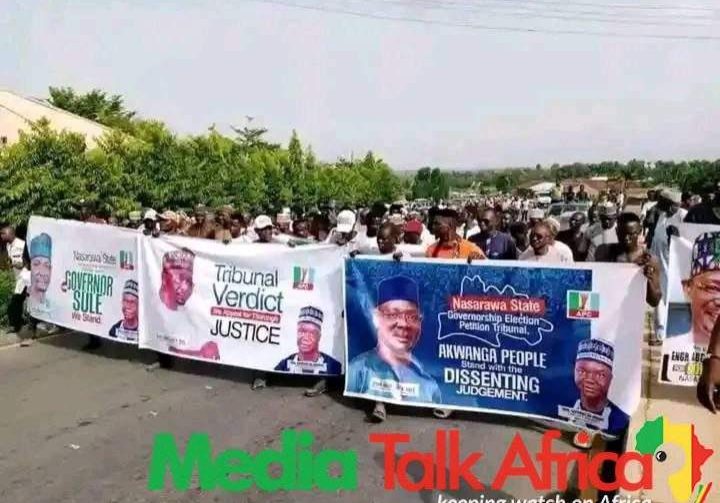115867 protest erupts in nasarawa state following governor sules removal 115867 protest erupts in nasarawa state following governor sules removal