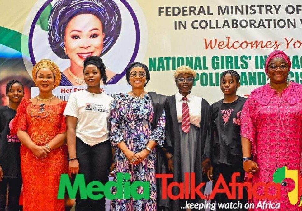 116762 nigerias first lady celebrates girl child
