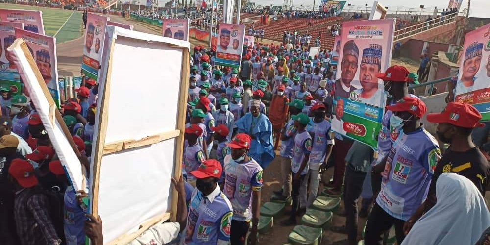 12062 confusion as apc ends bauchi presidential rally over power outage 12062 confusion as apc ends bauchi presidential rally over power outage