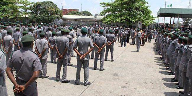 12627 Customs officers on parade ground 12627 Customs officers on parade ground