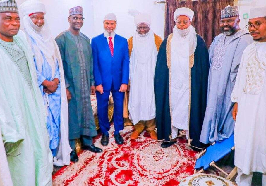 126894 gov sule sultan of sokoto controversial indian cleric zakir naik meet in keffi
