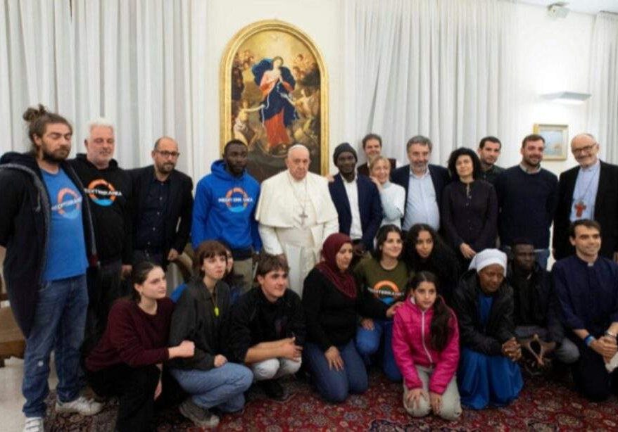 131815 pope francis advocates for peace meets with families of captives in israel and palestine