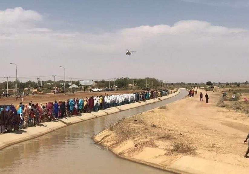 14497 buhari inaugurates 5700 hectares hadejia irrigation scheme