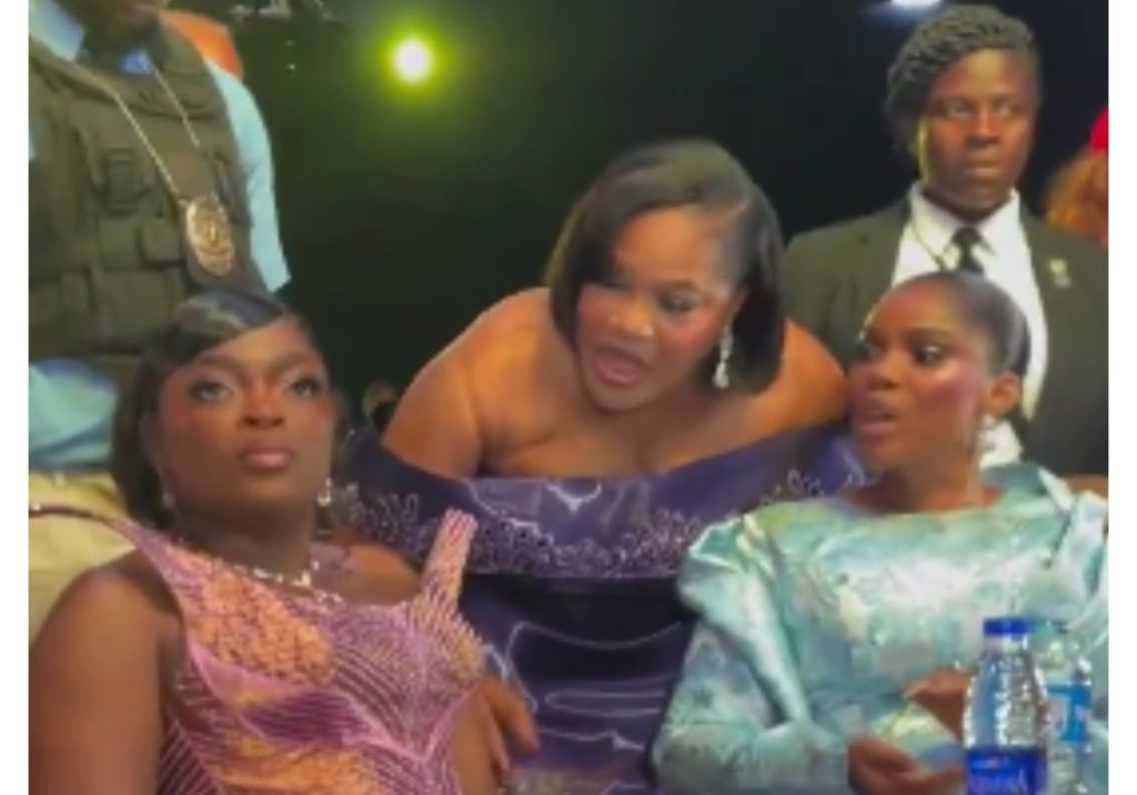 Funke Akindele snubs Toyin Abraham at Iyabo Ojo's premiere (VIDEO)